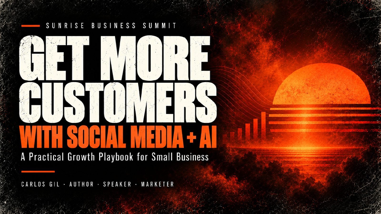 Get More Customers With Social Media + AI, slide 1 of 36